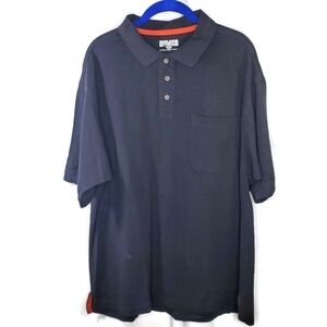 Duluth Trading Co Short Sleeve Casual Polo Shirt Black Men's Size Large